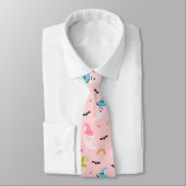 Pink Halloween Necktie Fun Halloween Krawatte (Gebunden)