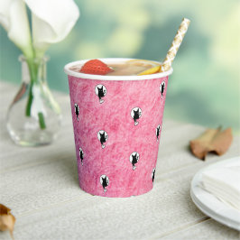 Pink Halloween Paper Cup von Poet Adiela Akoo Pappbecher