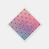 Pink Halloween Paper Napkin von Poet Adiela Akoo Serviette (Ecke)