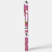 Pink Halloween Parade Cartoon Muster Telefongehäus Case-Mate iPhone Hülle (Rückseite / Links)