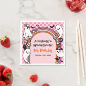 Pink Halloween Party für Kinder Serviette (Beispiel)