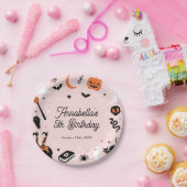 Pink Halloween Party Pappteller (Party)