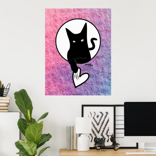 Pink Halloween Poster von Poet Adiela Akoo (Heimbüro)