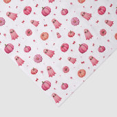 Pink Halloween Pumpkins Seidenpapier (Ausschnitt)