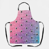 Pink Halloween Schürze von Poet Adiela Akoo (Vorderseite)