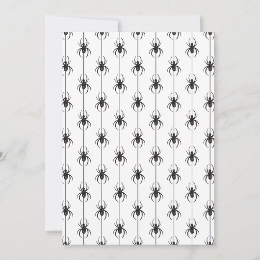 Pink Halloween Spooktacular Girl Geburtstag Einladung (Rückseite)