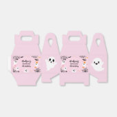 Pink Halloween Spooky Ghost Geschenkschachtel (Ungefaltet)