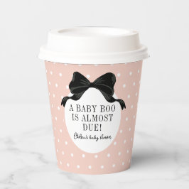 Pink Halloween Thema Baby Boo Dusche Pappbecher