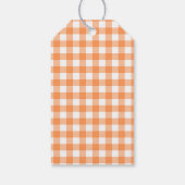 Pink Halloween Trick oder Treat Pumpkins und Spinn Geschenkanhänger (Rückseite)