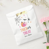 Pink Halloween Trick oder Treat Pumpkins und Spinn Geschenktütchen (Versiegelt)