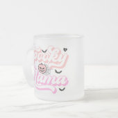 Pink Halloween Vibes für Mamas, die töten Mattglastasse (Vorderseite Links)
