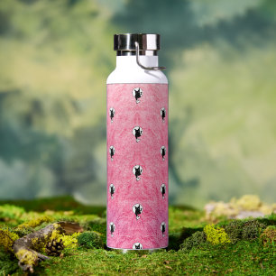 Pink Halloween Water Flasche von Poet Adiela Akoo