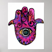 Pink Hamsa Poster (Vorne)