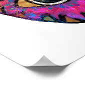 Pink Hamsa Poster (Ecke)