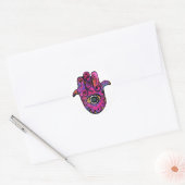 **PINK HAMSA** RUNDER AUFKLEBER (Umschlag)