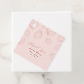 Pink Handraw Strawberry Birthday Geschenkanhänger (Beispiel)