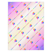 PINK Happy 10. Geburtstag | Bearbeitbar Tischdecke (Vorderseite)