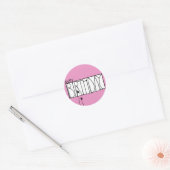 Pink Happy Birthday Sticker (Umschlag)