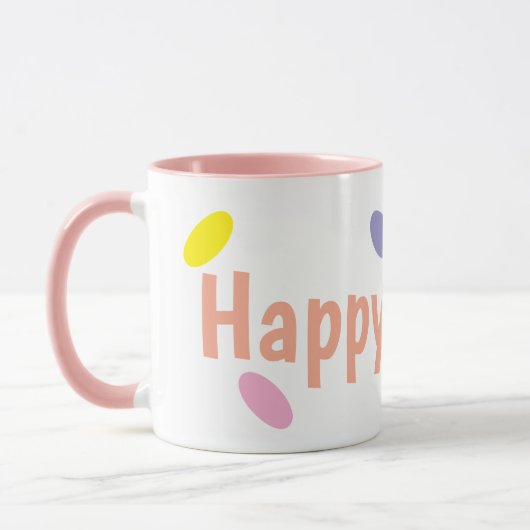 Pink Happy Bunny  Tasse (Links)