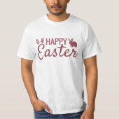Pink Happy Easter T - Shirt (Vorderseite)
