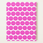 Pink Happy Face Planner Planer (Rückseite)