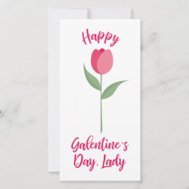 Pink Happy Galentine´s for Day Best Friend Karte