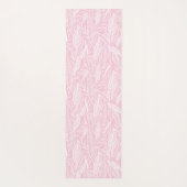 Pink Happy Jungle Animal Pattern & Tropical Blätte Yogamatte (Rückseite)