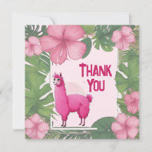 Pink Happy Lama lächeln