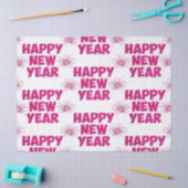 pink happy new year fireworks seidenpapier (Basteln)