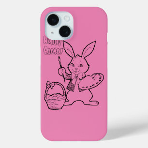 Pink Happy Oaster Bunny Case-Mate iPhone Hülle