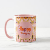 Pink Happy Thanksgiving Tasse (Links)