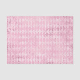 Pink Harlequin Pattern Seidenpapier