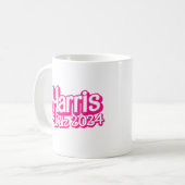 Pink Harris Walz 2024 Kaffeetasse (Vorderseite Links)