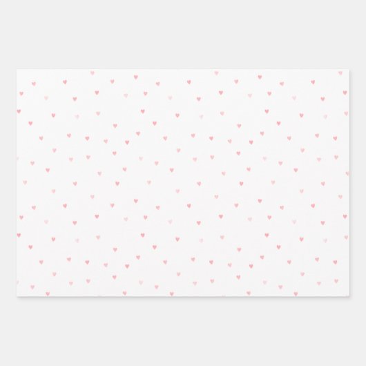 Pink hässlich Weihnachtspulli Büffel karierte Herz Geschenkpapier Set (Vorderseite 3)