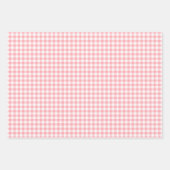 Pink hässlich Weihnachtspulli Büffel karierte Herz Geschenkpapier Set (Vorderseite 2)