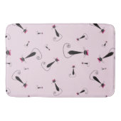 Pink Hat Kitty Cat Badematte (Vorderseite)