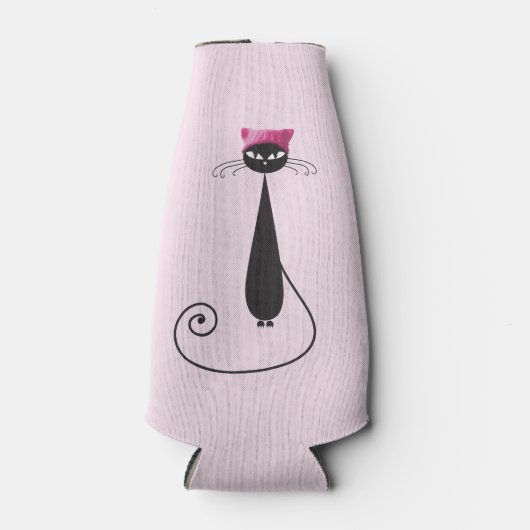 Pink Hat Kitty Cat Flaschenkühler (Vorderseite)