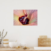 Pink Hau Blossom Poster (Küche)