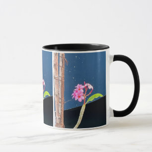 Pink Hawaii Plumeria Blume Tasse