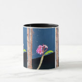 Pink Hawaii Plumeria Blume Tasse (Zentrum)