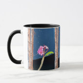 Pink Hawaii Plumeria Blume Tasse (Links)