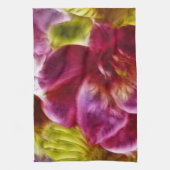 Pink Hawaiian Painted Hibiskus Geschirrtuch (Vertikal)