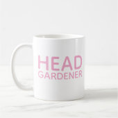 Pink Head Gardener Kaffee Tasse (Links)
