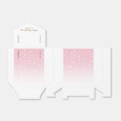 Pink Heart Baby Dusche Geschenkschachtel (Ungefaltet)