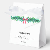 Pink Heart Baby Dusche Party Geschenkschachtel (Vorderseite)