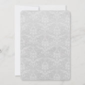 Pink Heart Balloons Einladung Hochzeit (Rückseite)