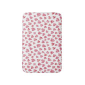 Pink Heart Bathmat Badematte (Vorderseite Vertikal)