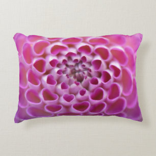 Pink Heart Blume Dahlia Bloom Floral Muster Dekokissen