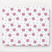 Pink Heart Blume Petals Mouse Pad Mousepad (Vorne)