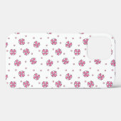 Pink Heart Blumen Petals Case-Mate iPhone Hülle (Rückseite (Horizontal))